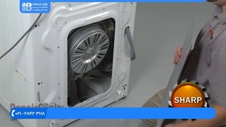 تعویض پانل درب جلو ماشین لباسشویی LG 3360