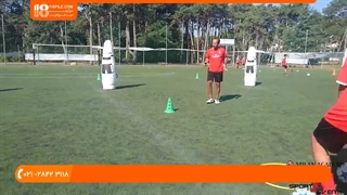 تمارین سخت با توپ و گرم کردن