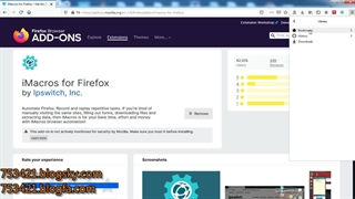 نحوه ی نصب imacros نسخه رایگان و وارد کردن bookmarks به مرورگر فایرفاکس firefox _ وبلاگ https://753421.blogsky.com