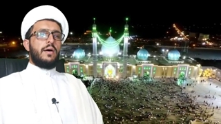 آواز خوانی حجتالاسلام پورآقایی در شب نیمه شعبان.عاااااالیه