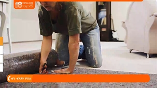 آموزش نصب سنگ نما | نصب سنگ نما | نصب نمای ساختمان ( ایجاد یک نمای سنگی در اتاق نشیمن)