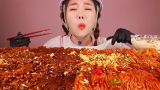 [ Mukbang asmr ] g괴도쏘영✨반짝 황금 팽이버섯+팽cy ENO이버섯 찜 먹방! SpiKI&GOLDEN MUSHROOM Eatingshow Ssoyoun