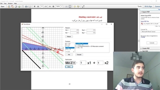 یک برنامه کامپیوتری برای حل LP دو متغیره با روش ترسیمی