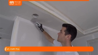 مراحل قدم به قدم انجام گوشه گیری داخلی کناف با گچ