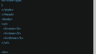 استایل لیست با css