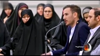 شعر خوانی محمدحسین ملکیان در محضر مقام معظم رهبری emam khamenei