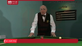 اسنوکر - تمرین حرکت چوب به صورت مستقیم
