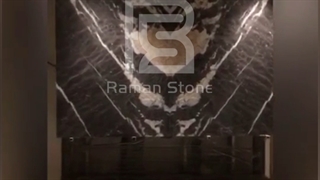 اجرای سنگ شومینه مدرن (گروه رامان استون)