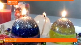 آموزش شمع سازی _ ساخت شمع ژله با پوست تخم مرغ