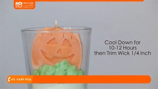 آموزش ساخت شمع برای تم هالووین