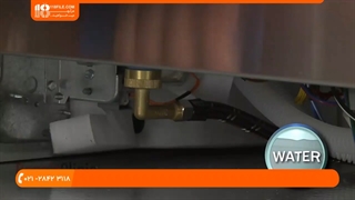 تعمیر ظرفشویی - تعویض چرخ عقب پایه ماشین ظرفشویی