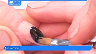 آموزش طراحی ناخن | د نوک امپلانټونه - طراحی ناخن با پوشش مات