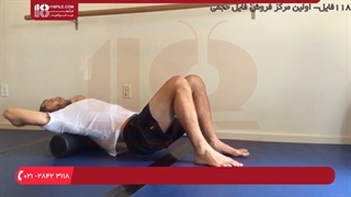 آموزش حرکات کششی پیلاتس برای کشش ماهیچه های پا