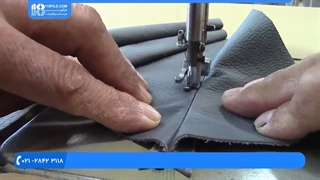 آموزش تودوزی خودرو - دوخت پوشش لیور دنده خودرو