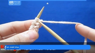 آموزش بافتنی مبتدی | د اوبدلو اوبدلو روزنه - بافت یکنواخت