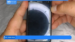 تعمیر تصویری تلفن - تعمیر و تعویض ال سی دی شکسته یا صفحه لمسی گوشیNokia N8