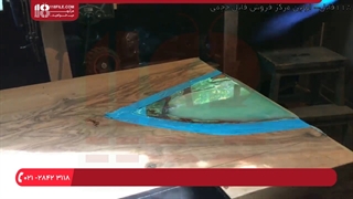 چگونگی ساخت میز رزینی با اپوکسی چوب