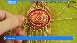 آموزش ساخت دستبند مکرومه چشم گیر