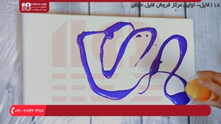 نقاشی با رزین - نقاشی آبستره - چهره زن