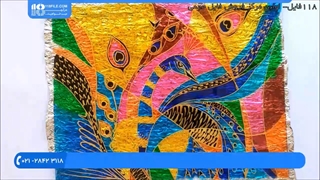 آموزش ویترای - آموزش نقاشی ققنوس روی شیشه