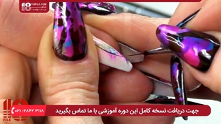 آموزش چند ایده زیبا برای دیزاین ناخن کاشته شده