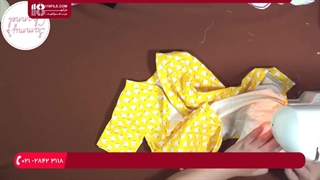 آموزش دوخت لباس کیمونو نوزادی بند دار