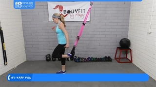 تقویت عضلات بالا تنه با انجام حرکات ورزشی با کش TRX