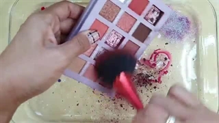 BTS PURPLE SLIME ! Mixing' Purple' Makeup and Random Things Into Slime,Satisfying slime videos