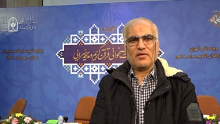 استاد احمد لیایی در آخرین رویداد قرآنی دانش آموزی قرن در دارالمرحمه سمنان