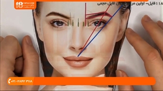 آموزش قاعده ی نسبیت طلایی برای کشیدن ابرو متقارن