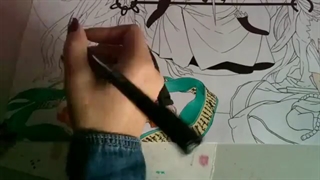 کشیدن نقاشی ( انیمه ناروتو)