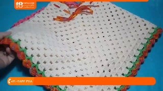 آموزش بافت پانچو:: بافت پانچو برای نوزاد