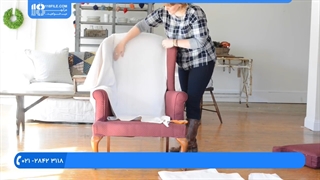 روش دوخت روکش پارچه ای چین چینی برای مبل راحتی