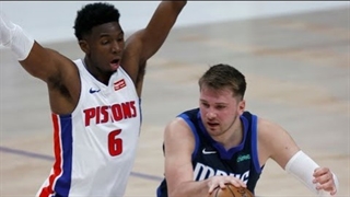 خلاصه بسکتبال دالاس ماوریکس - دیترویت پیستونز
