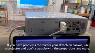 پرتره -آکرولیک- تکنیک ترکیبی