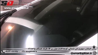 برچسب سولار شیشه جلو بر روی خودرو جک جی4