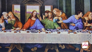 تابلو فرش شام آخر - دیجی دکوری