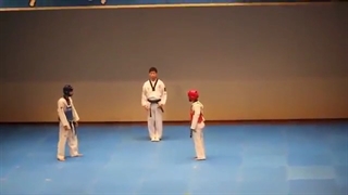 Most funniest fight of taekwondo in the world
