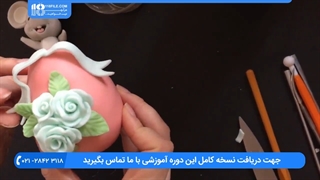 آموزش ساخت عروسک خمیری موش و تخم مرغ
