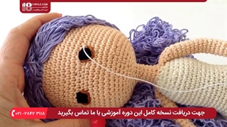 آموزش پنج مدل بافت عروسک بافتنی مدل دخترانه