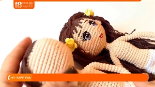 آموزش بافت عروسک دخترانه // عروسک رومینا