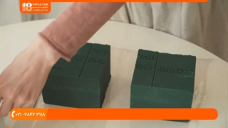 آموزش گل آرایی باکس گل دو طبقه