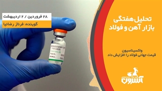 واکسیناسیون قیمت جهانی فولاد را افزایش داد/ ۲۸فروردین_ ۲اردیبهشت