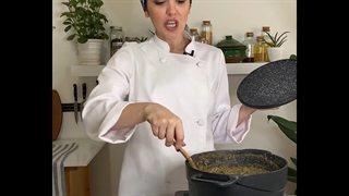 آش شله قلمکار با نالینو