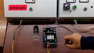 آموزش تست رگولاتور sx460 بدون اتصال به ژنراتور