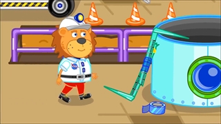 کارتون خانواده شیر _ چالش غذایی:غذای یک رنگ بخورید.