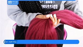 فیلم آموزشی بافت مو آفریقایی با اضافه کردن مو مصنوعی