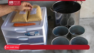 آموزش پرورش میل ورم غربال کامل کرم ها