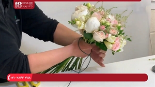 آموزش گل آرایی // ساخت دسته گل زیبا با گل های طبیعی