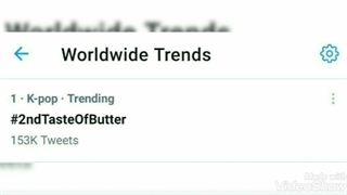 هشتگ  "#/2ndTasteOfButter " ترند اول دنیا در توییتر شد